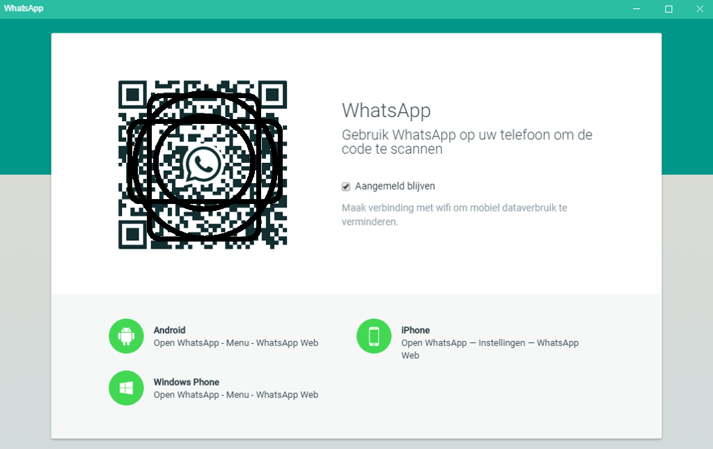 Whatsapp scan qr